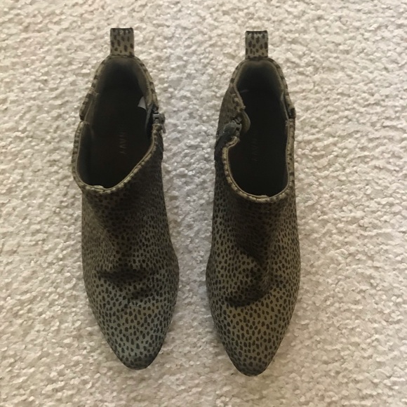 Green Leopard Print Booties | 6 - Picture 3 of 6